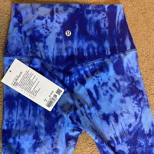 Blue Tye-Dye Lululemon Leggings